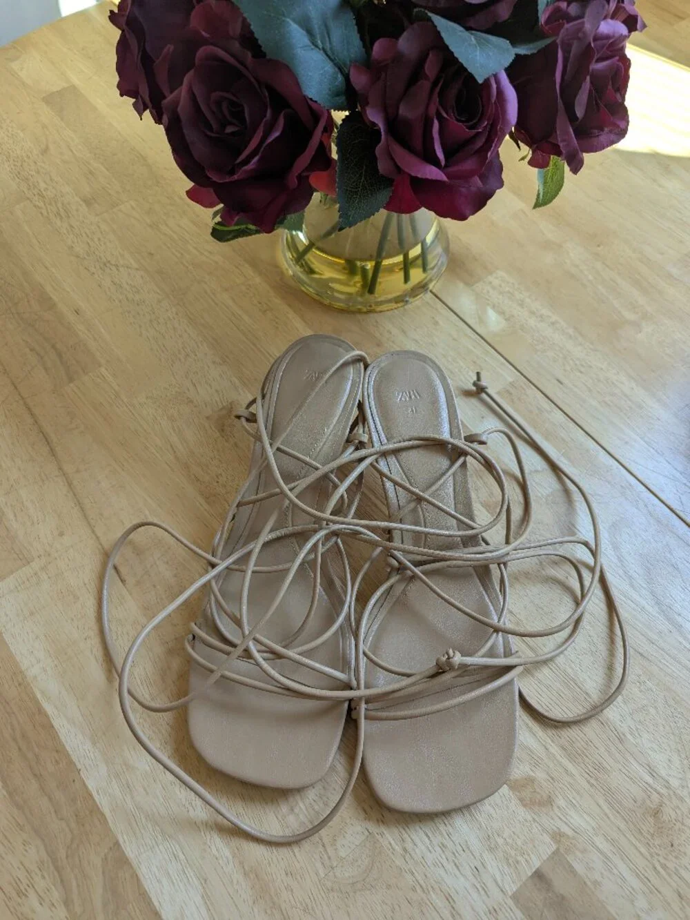 Zara Strappy Kitten Heels - Picture 8 of 15